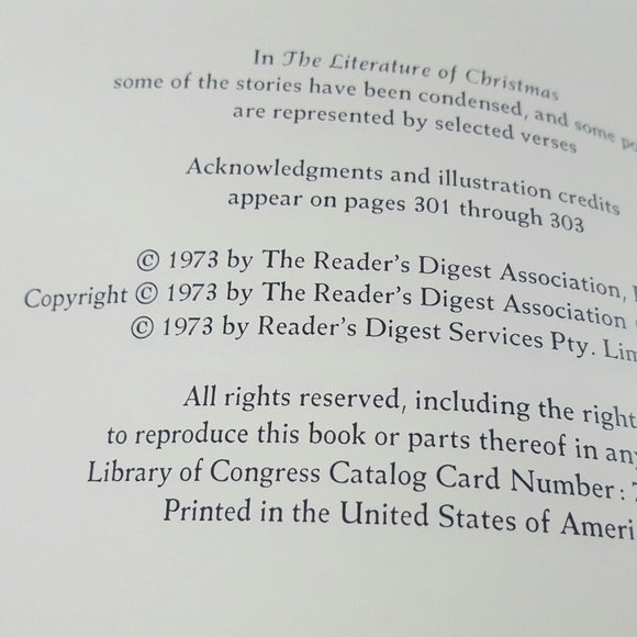 BOOK OF CHRISTMAS READERS DIGEST HARDCOVER 1973 - Picture 4 of 9